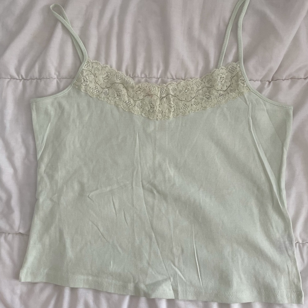 Light green tank top